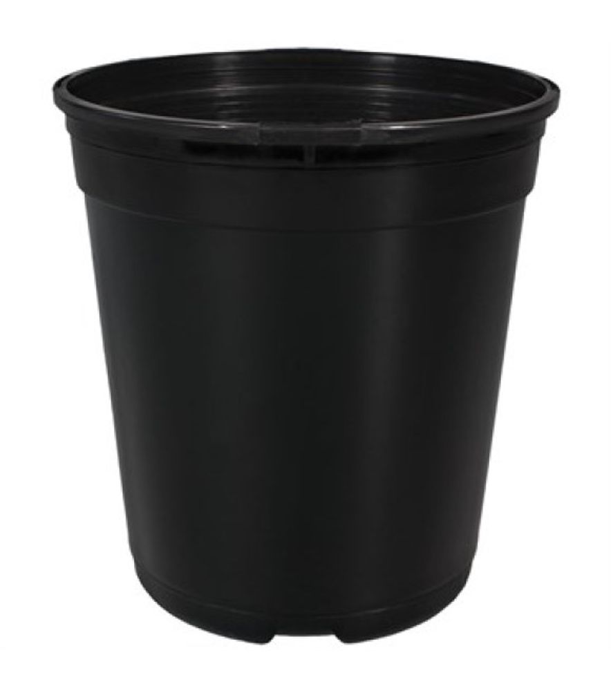 Black Nursery Pot, Deep #1