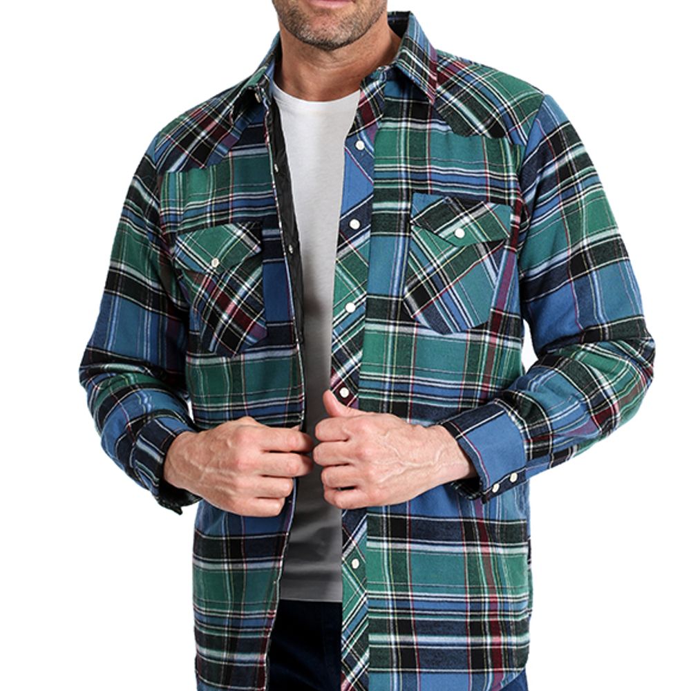 Wrangler, Men's Assorted Flannel Shirt, 75108AA 