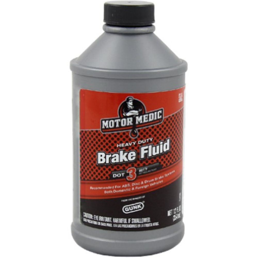 Motor Medic, Heavy-Duty Brake Fluid, 12 oz