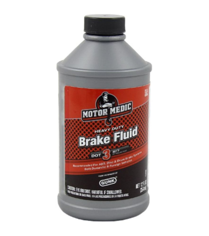 Motor Medic, Heavy-Duty Brake Fluid, 12 oz