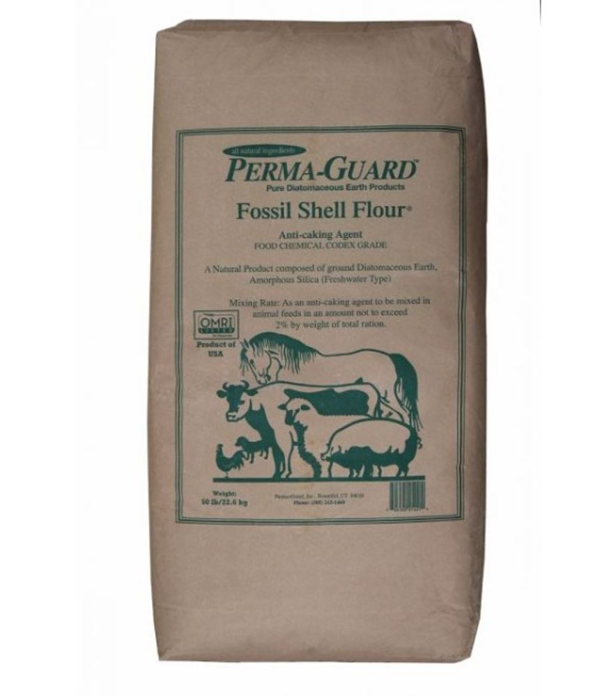 Perma-Guard, Diatomaceous Earth Fossil Shell Flour, 50 lb