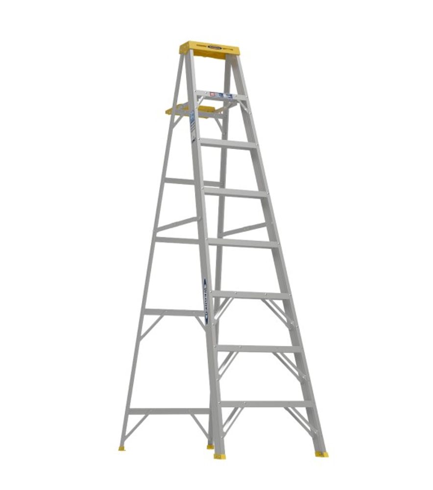 Werner, 8' Type I Aluminum Step Ladder, 368