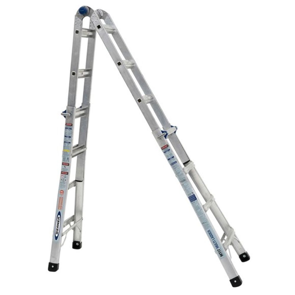 Werner, 18' Reach Height Multi-Position Ladder, MT-17