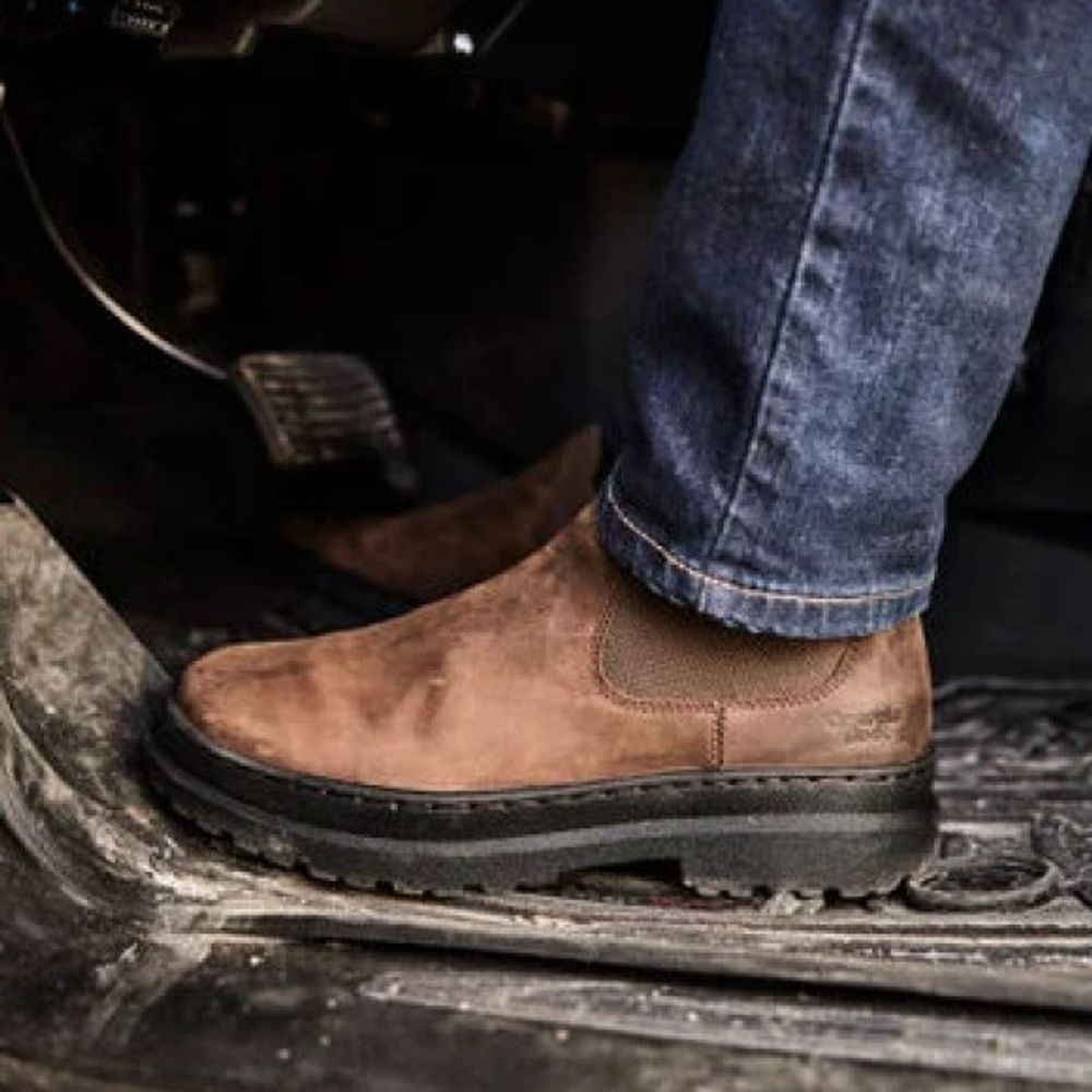 Georgia Boot, Men's Brown Romeo SuperLyte Shoe, GB00633