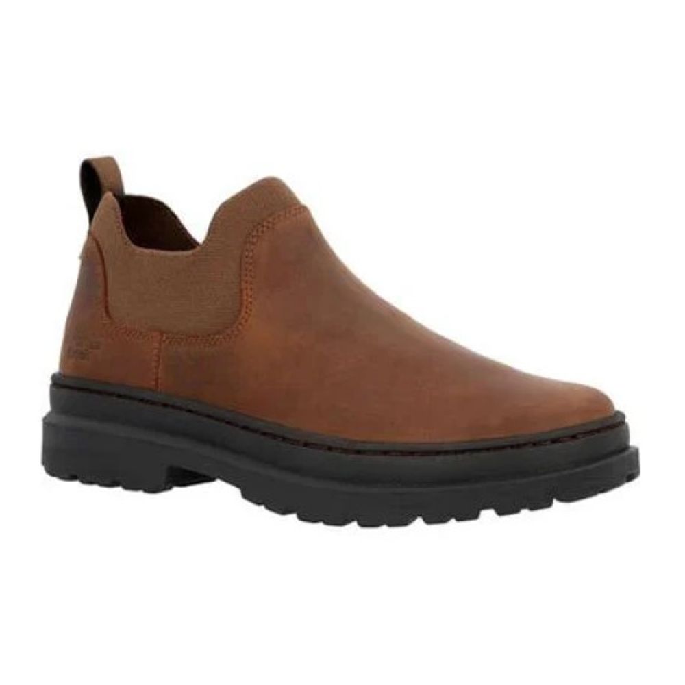 Georgia Boot, Men's Brown Romeo SuperLyte Shoe, GB00633