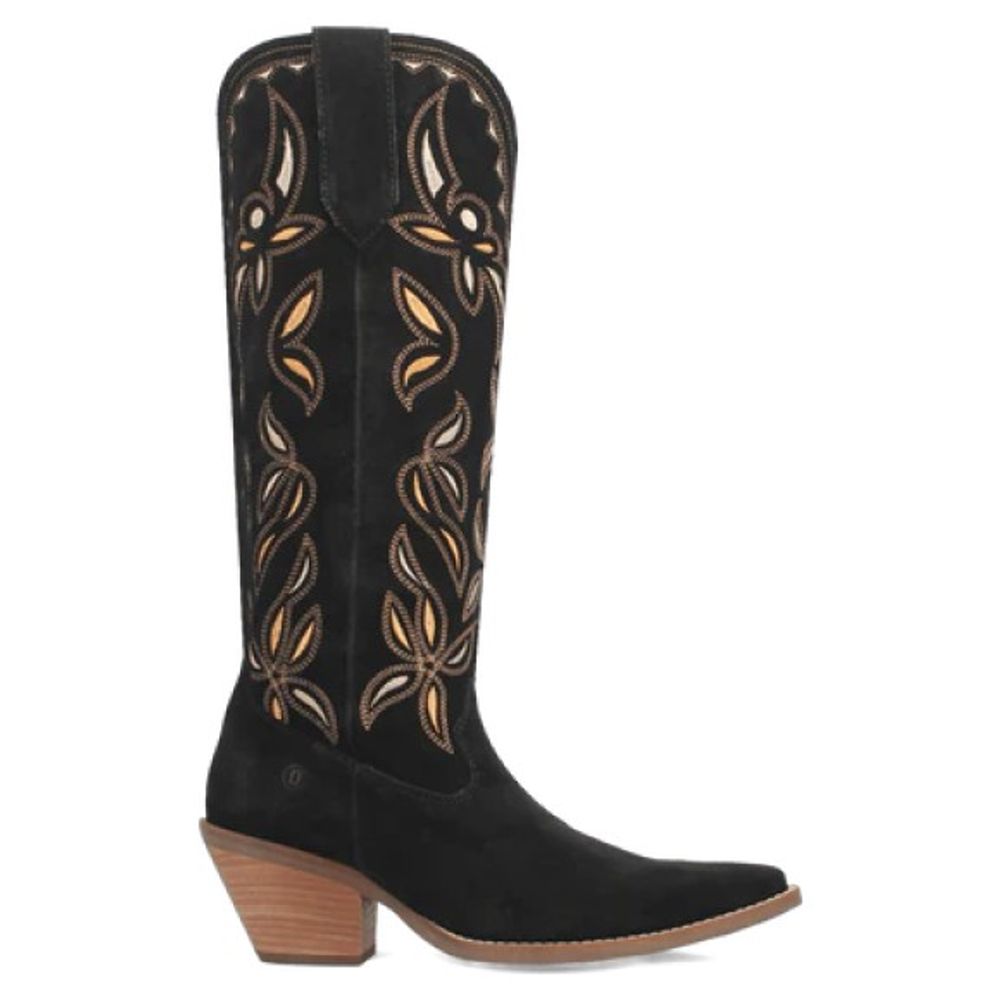 Dingo, Ladies Black Bandelera Leather Boot
