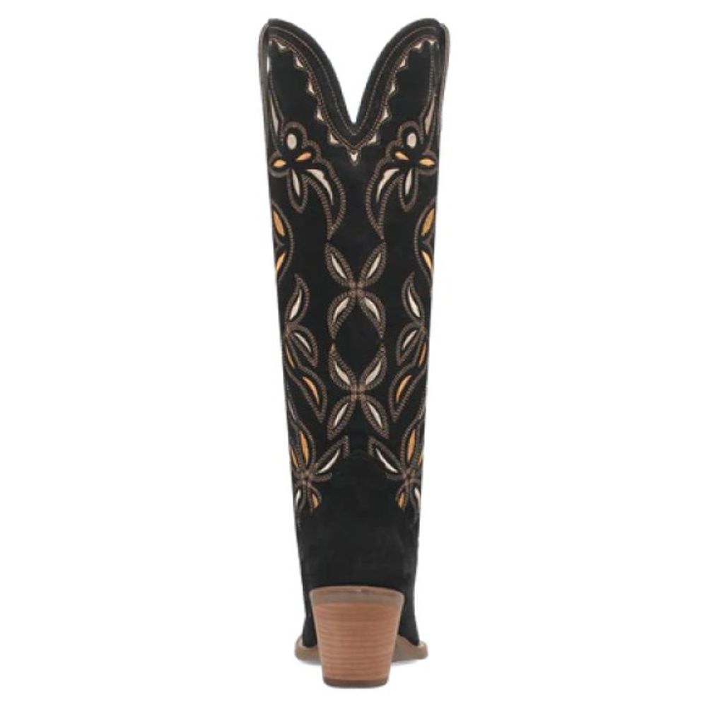 Dingo, Ladies Black Bandelera Leather Boot