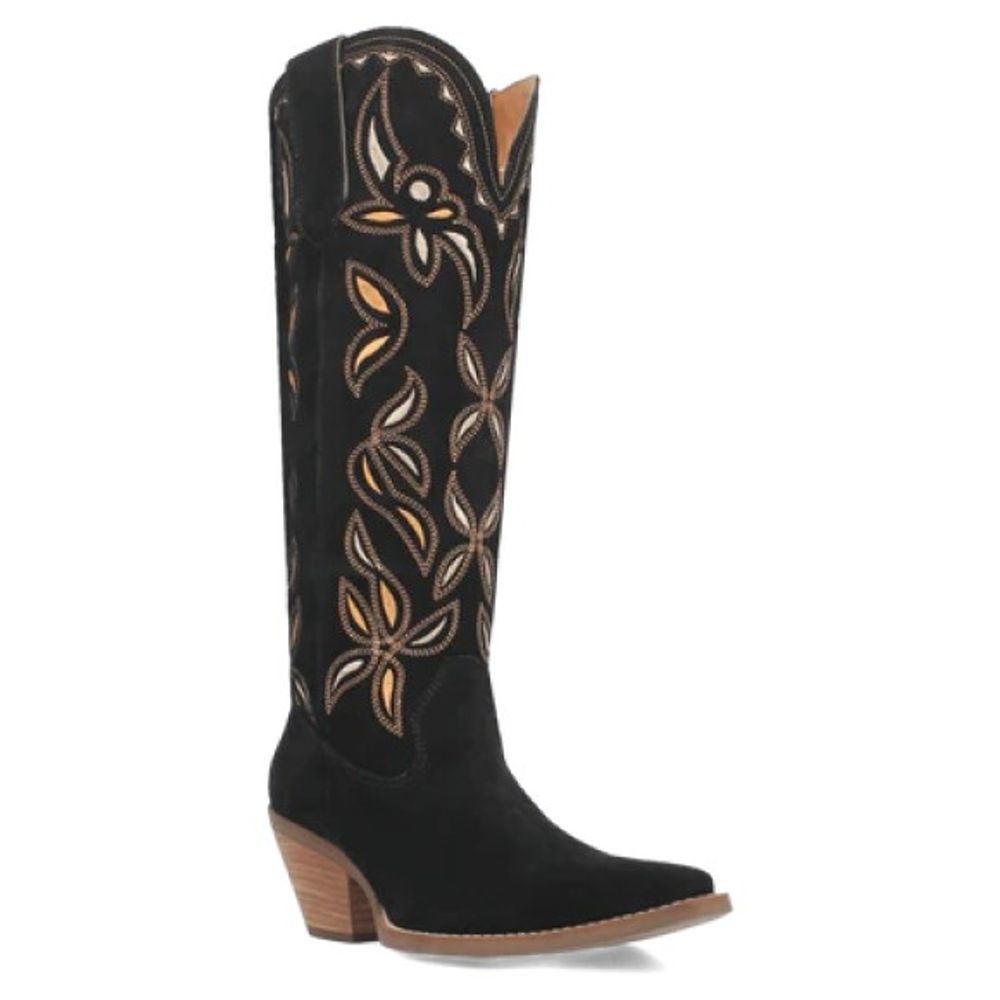 Dingo, Ladies Black Bandelera Leather Boot