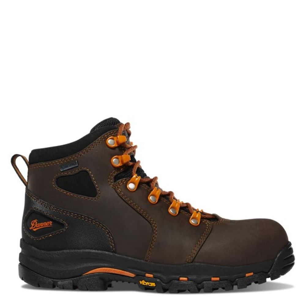 Danner, Ladies Brown/Orange 4" Vicious Boot, 13883 