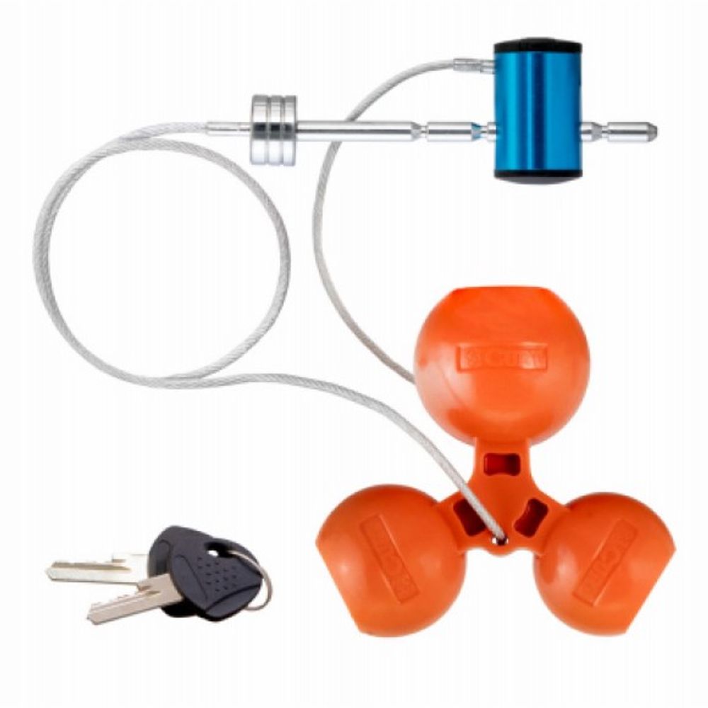 Curt, Universal Tri-Ball Trailer Coupler Lock, 1-7/8", 2", 2-5/16"