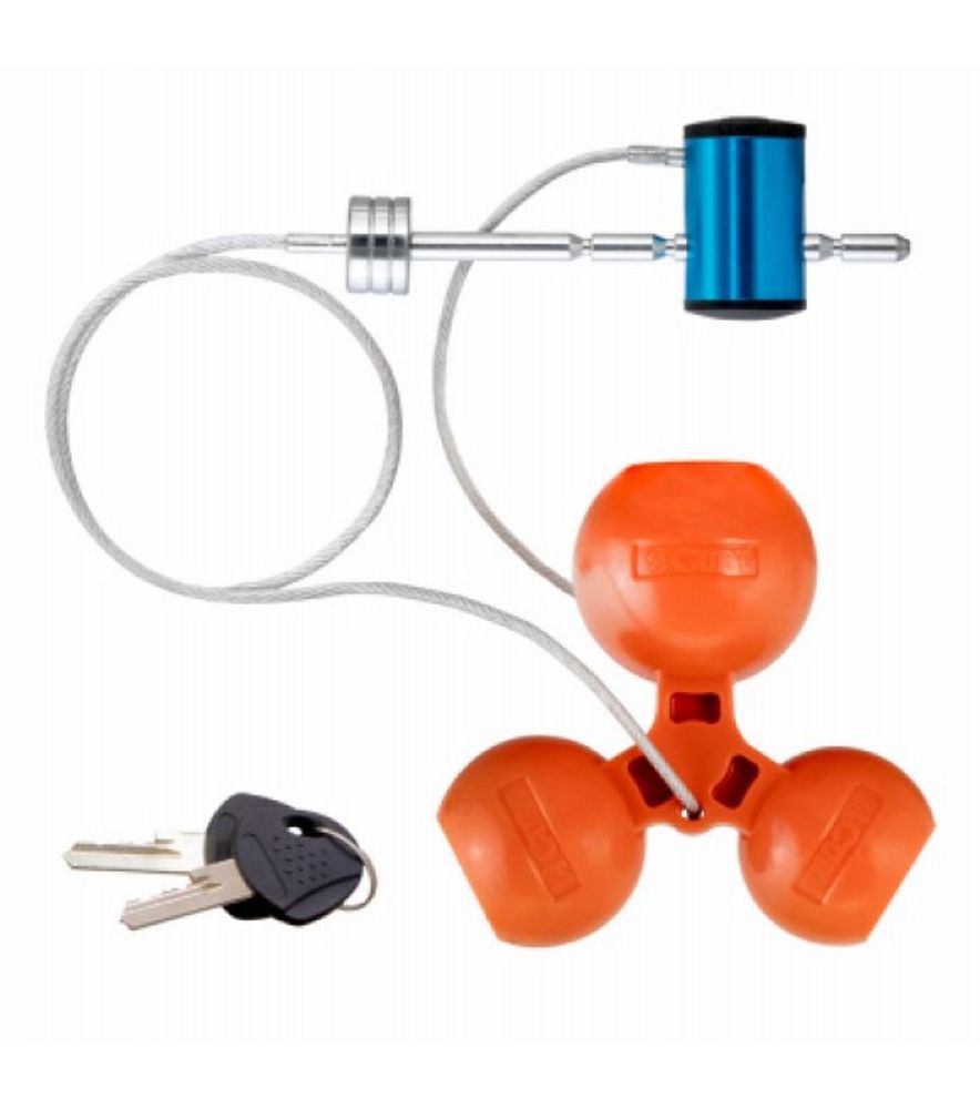 Curt, Universal Tri-Ball Trailer Coupler Lock, 1-7/8", 2", 2-5/16"