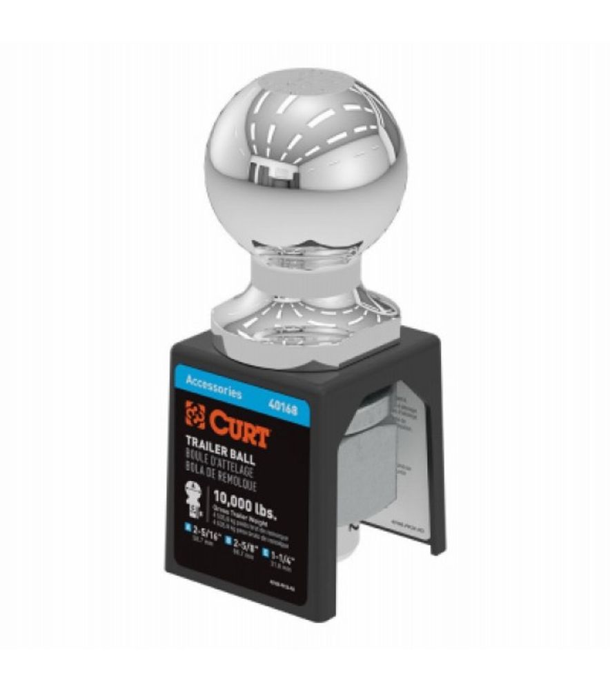Curt, 2-5/16" Chrome Trailer Hitch Ball