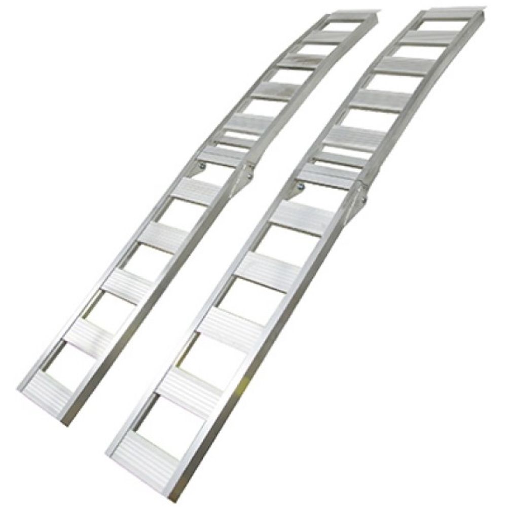 Erickson, Arched Aluminum Folding Car Ramps, 2 pk