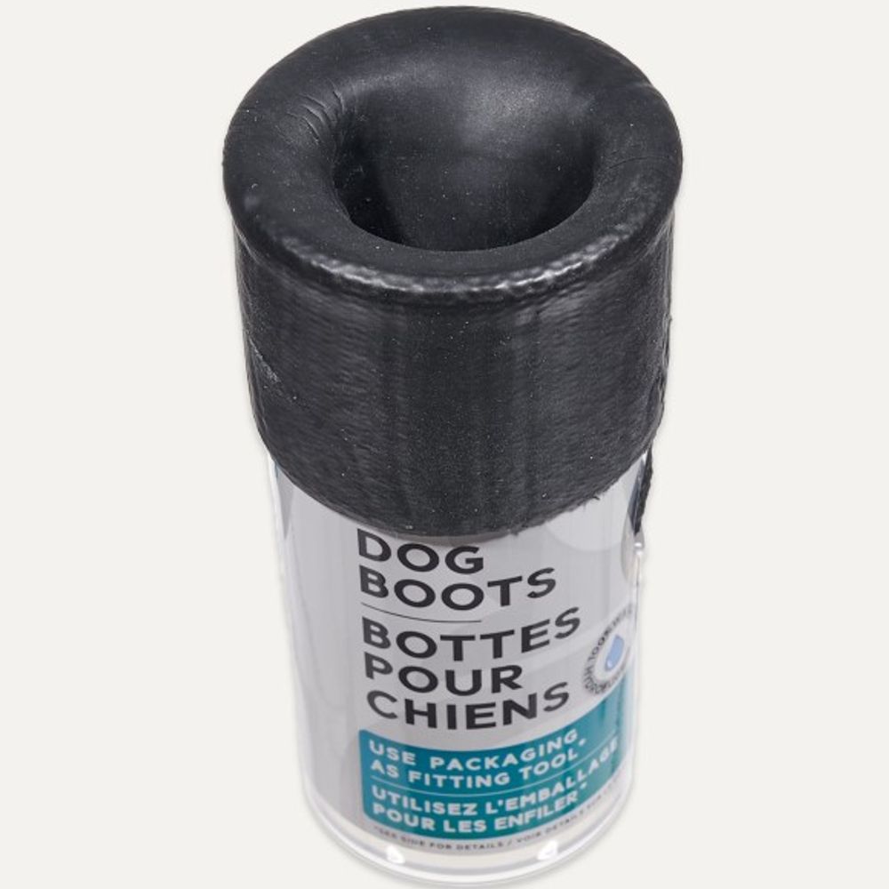 goo-eez, Black LITES Dog Booties, 4 pk