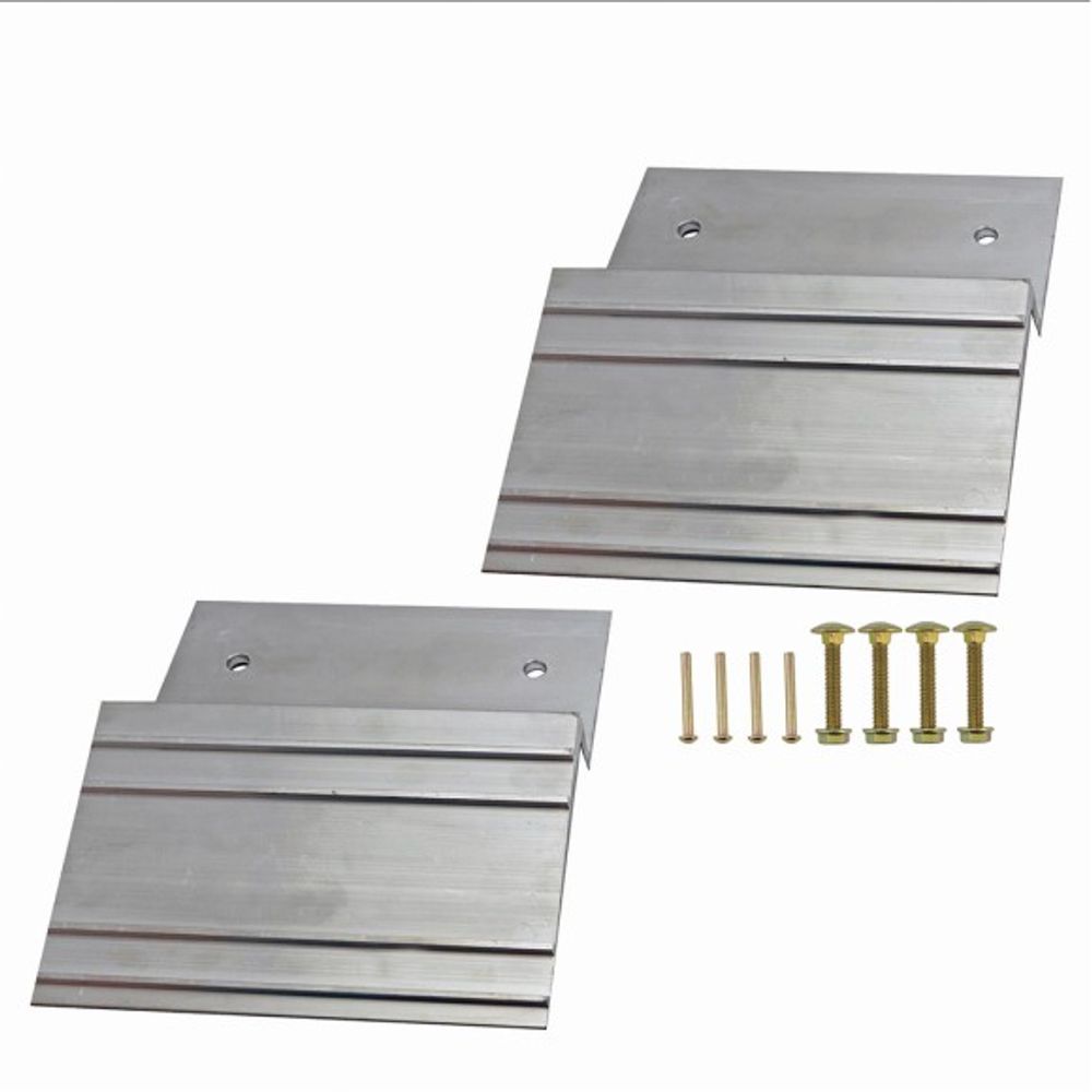 Erickson, 2 x 8" Aluminum Car Ramp Plates, 2pk