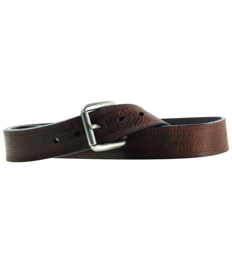 Ariat, Men's Brown Triple Row Stitch Work Belt