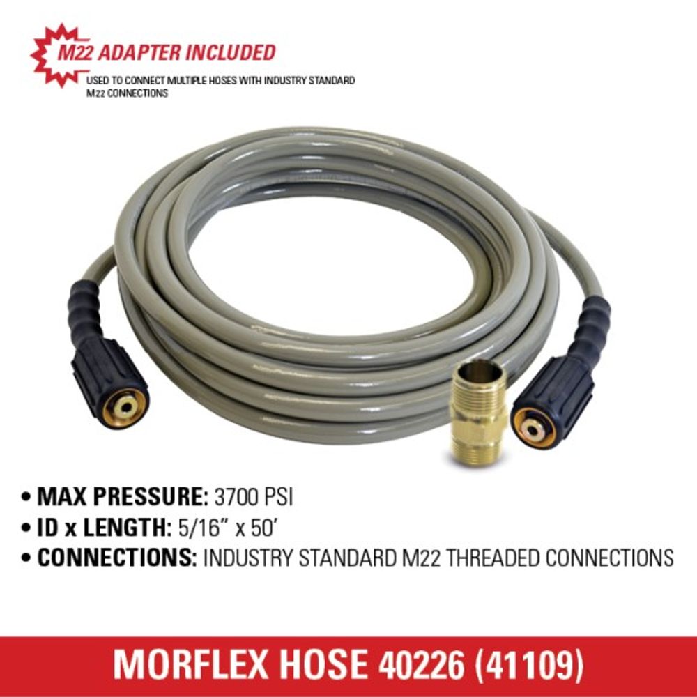 SIMPSON, MorFlex Hose, 5/16" x 50'