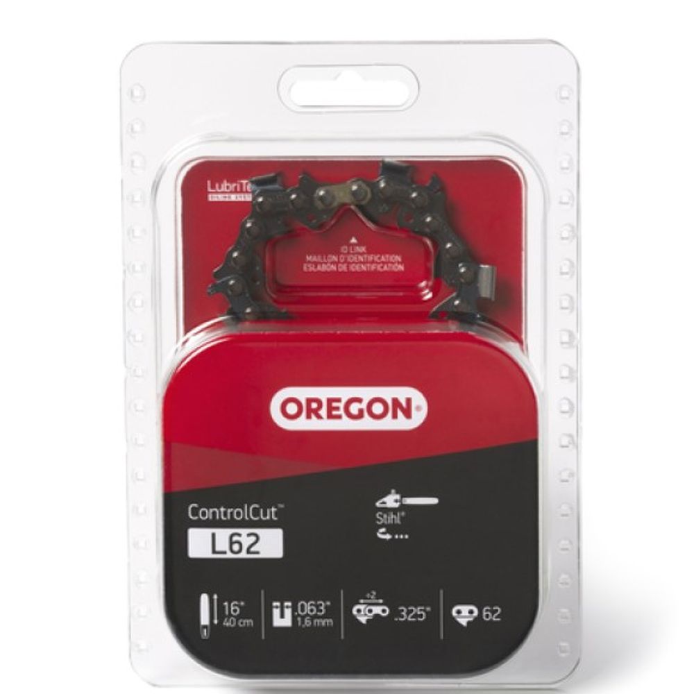 Oregon, 16" L62 ControlCut Pro-Guard Chisel C-Loop Chainsaw Chain