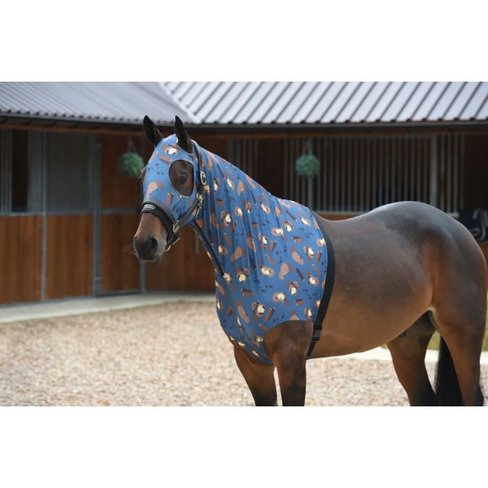 Weatherbeeta, Beaver Printed Stretch Hood with Zip