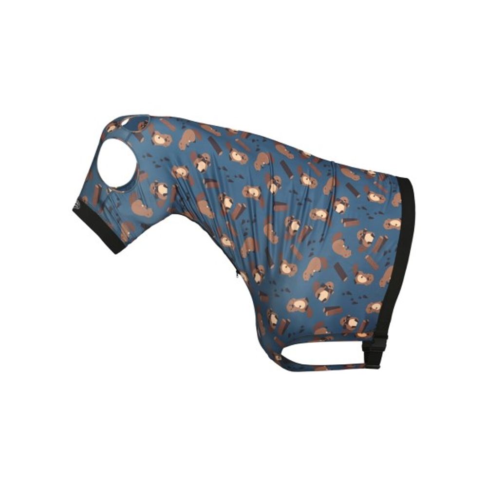 Weatherbeeta, Beaver Printed Stretch Hood with Zip