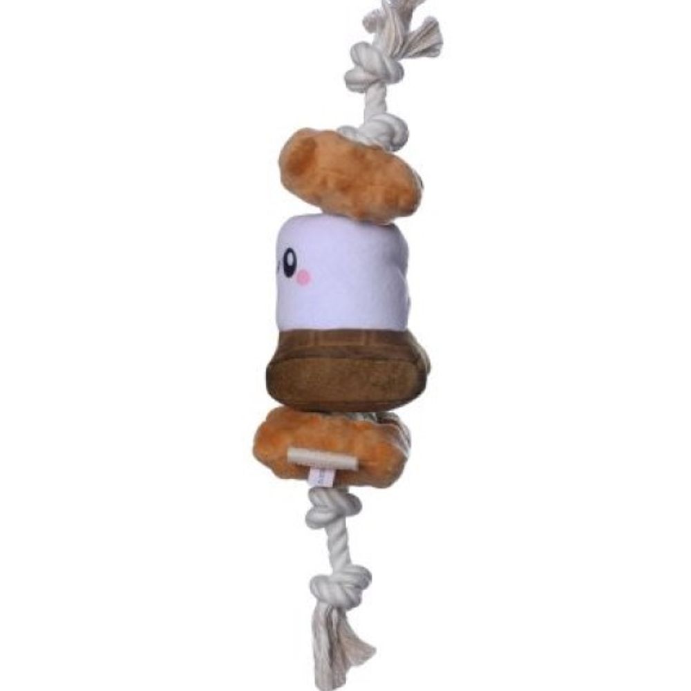 Original Territory, 13" S'mores Squeaker Tug Dog Toy