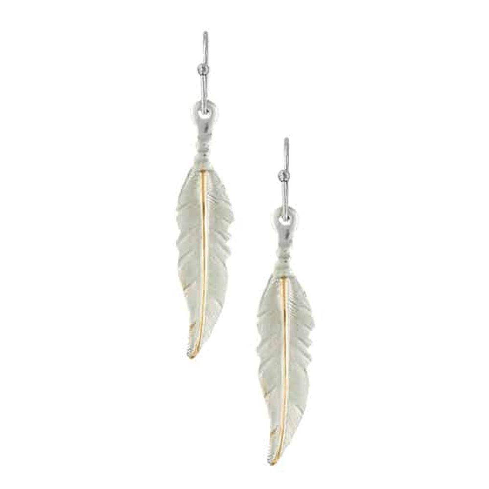Montana Silversmiths Dream Feathers Dangle Earrings, ER1967