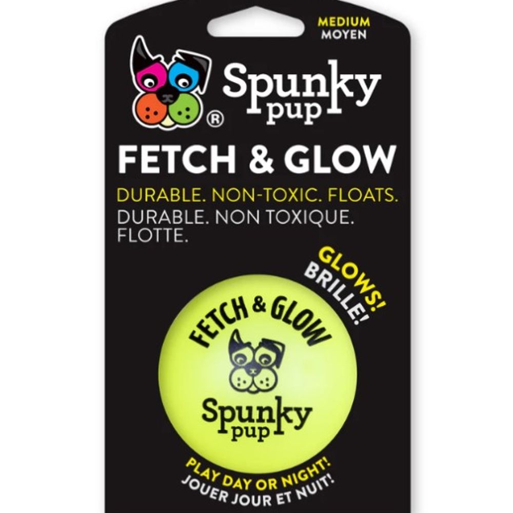 Spunky Pup, Assorted Fetch & Glow Ball 