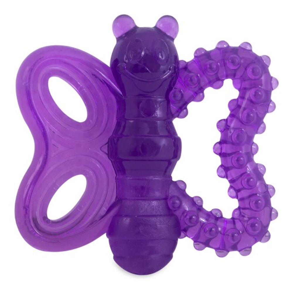 JW, Assorted Butterfly Puppy Teether Chew Toy
