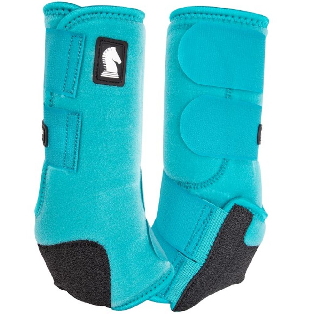 Classic Equine, Legacy2 Front Support Boots, Aqua, Large