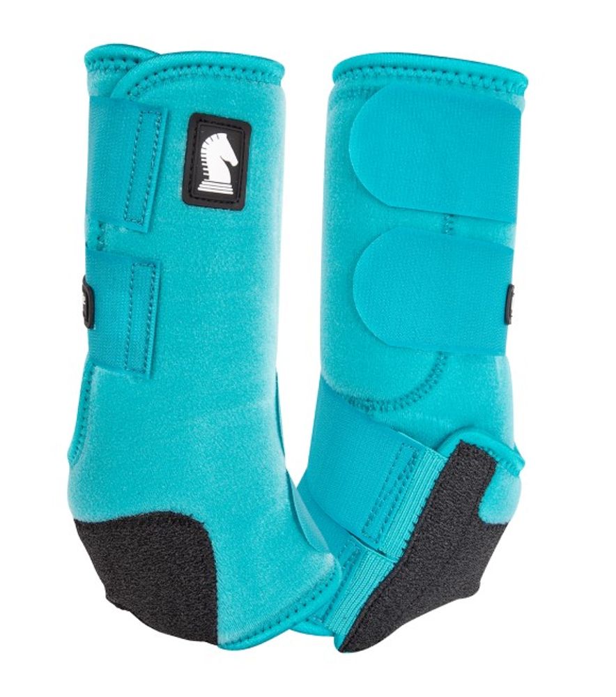Classic Equine, Legacy2 Front Support Boots, Aqua, Large