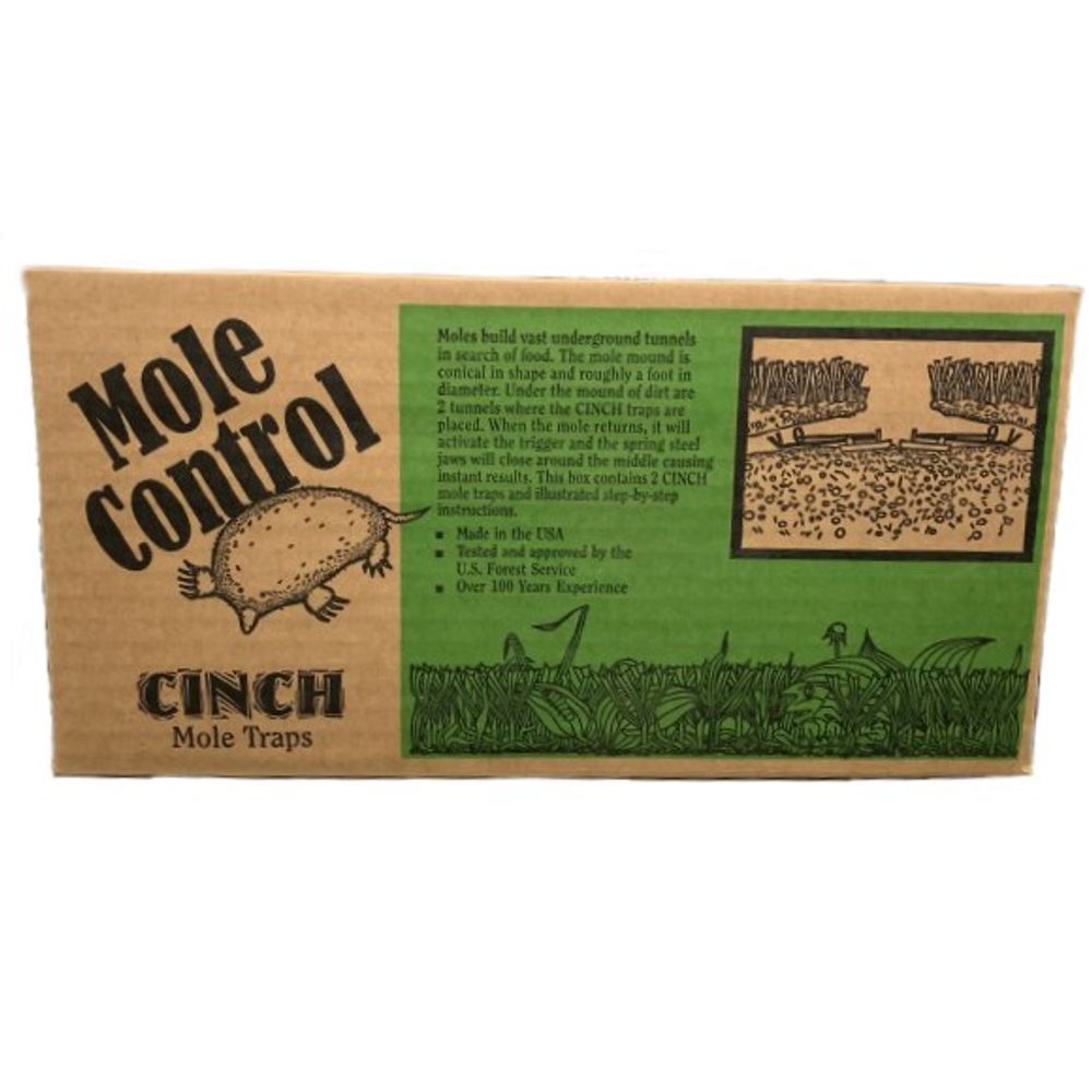 CINCH Mole Control Mole Trap, 2 pk