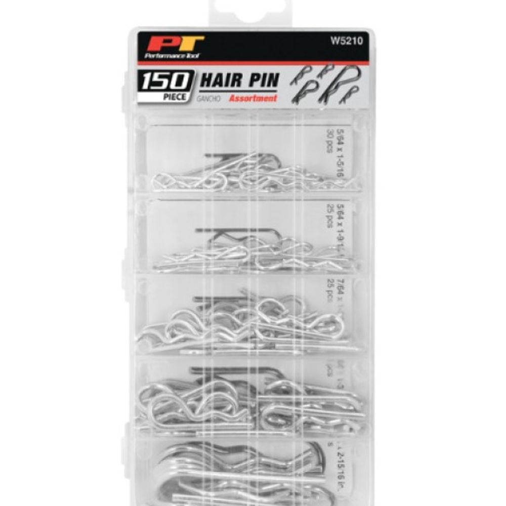 Wilmar Performance Tool, Hair Pin Assortment, 150 pc