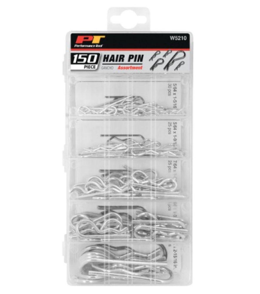 Wilmar Performance Tool, Hair Pin Assortment, 150 pc