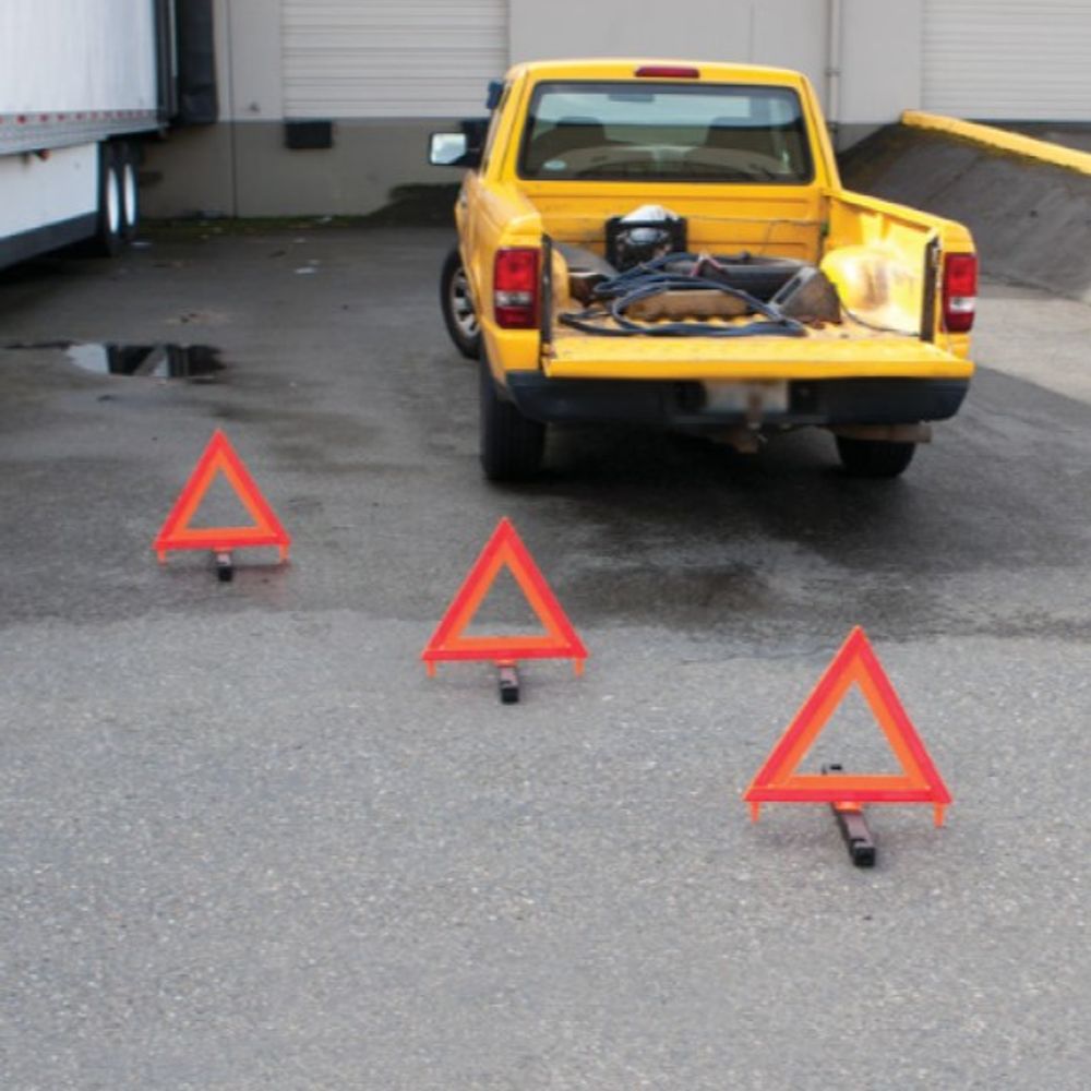 Wilmar Performance Tool, Emergency DOT Warning Tringle, 3 pk 