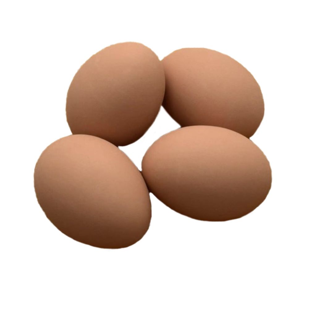Brown Clay Ceramic Chicken Egg