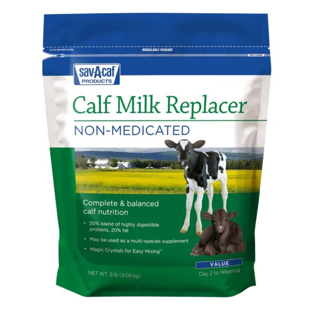 Sav-A-Caf, Calf Non-Medicated Milk Replacer, 9 lb