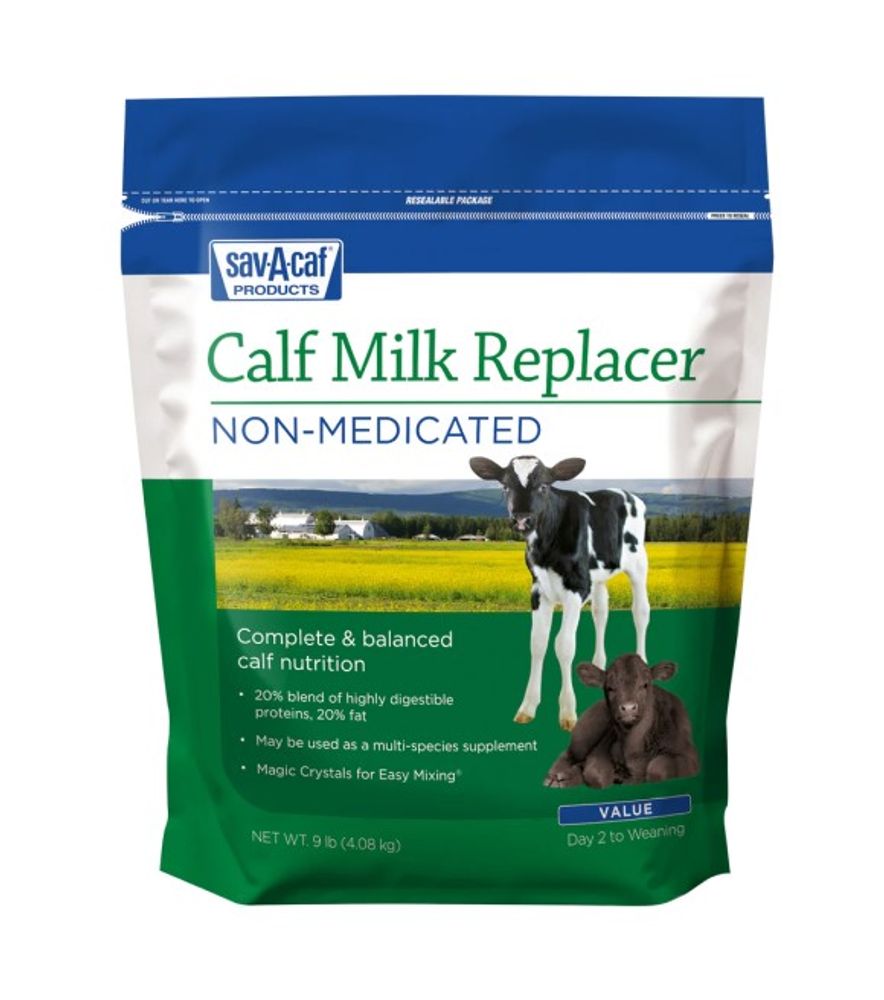 Sav-A-Caf, Calf Non-Medicated Milk Replacer, 9 lb