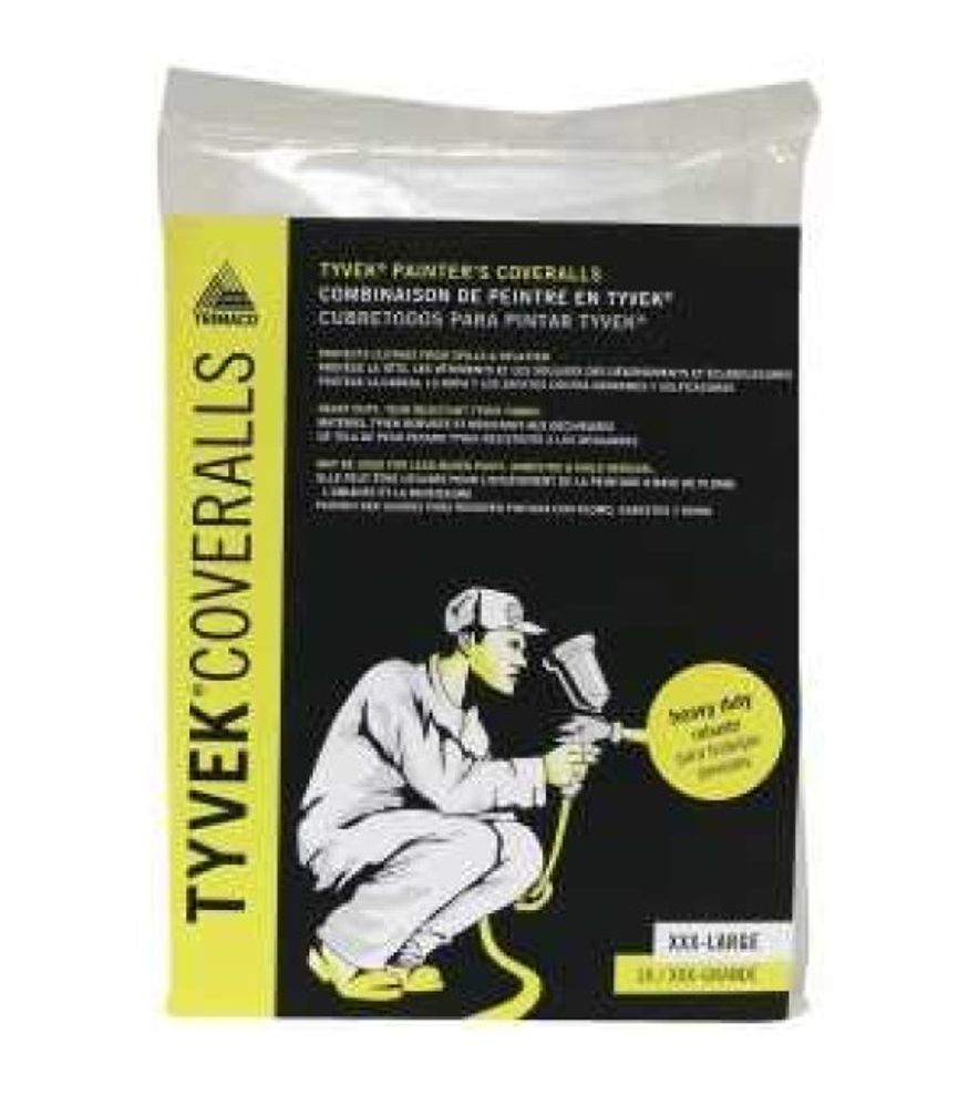 Trimaco, White DuPont Tyvek Professional Protective Coveralls