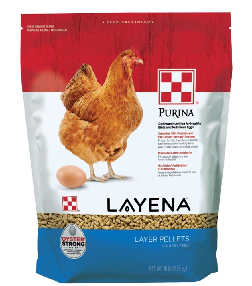 Purina, Layena Pellets Premium Poultry Feed, 10 lb