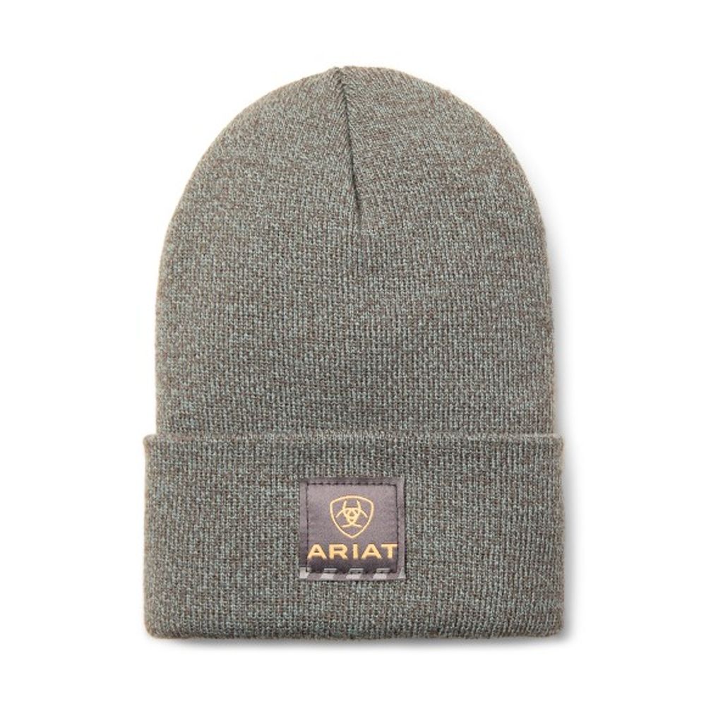Ariat, Men's Balsam Green/ Dark Gray Rebar Beanie