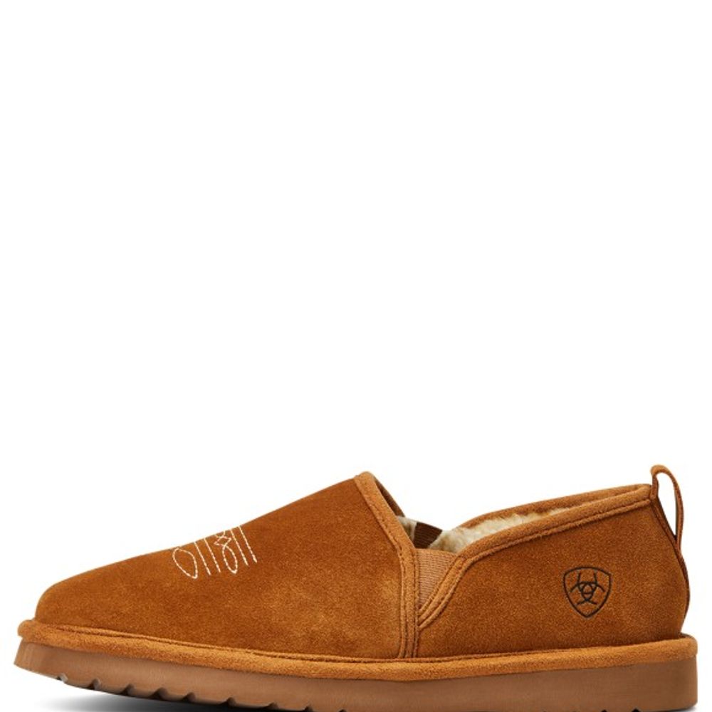 Ariat, Men's Chestnut Lasso Square Toe Slipper