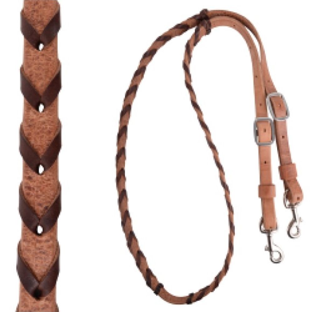 Martin Saddlery, 5/8" Latigo Laced Barrel Rein 