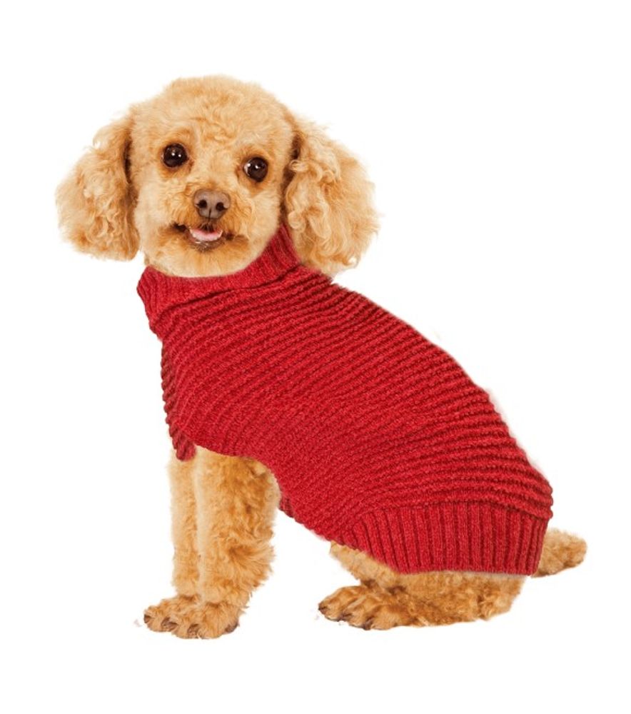 Fashion Pet, Red Chenille Sweater