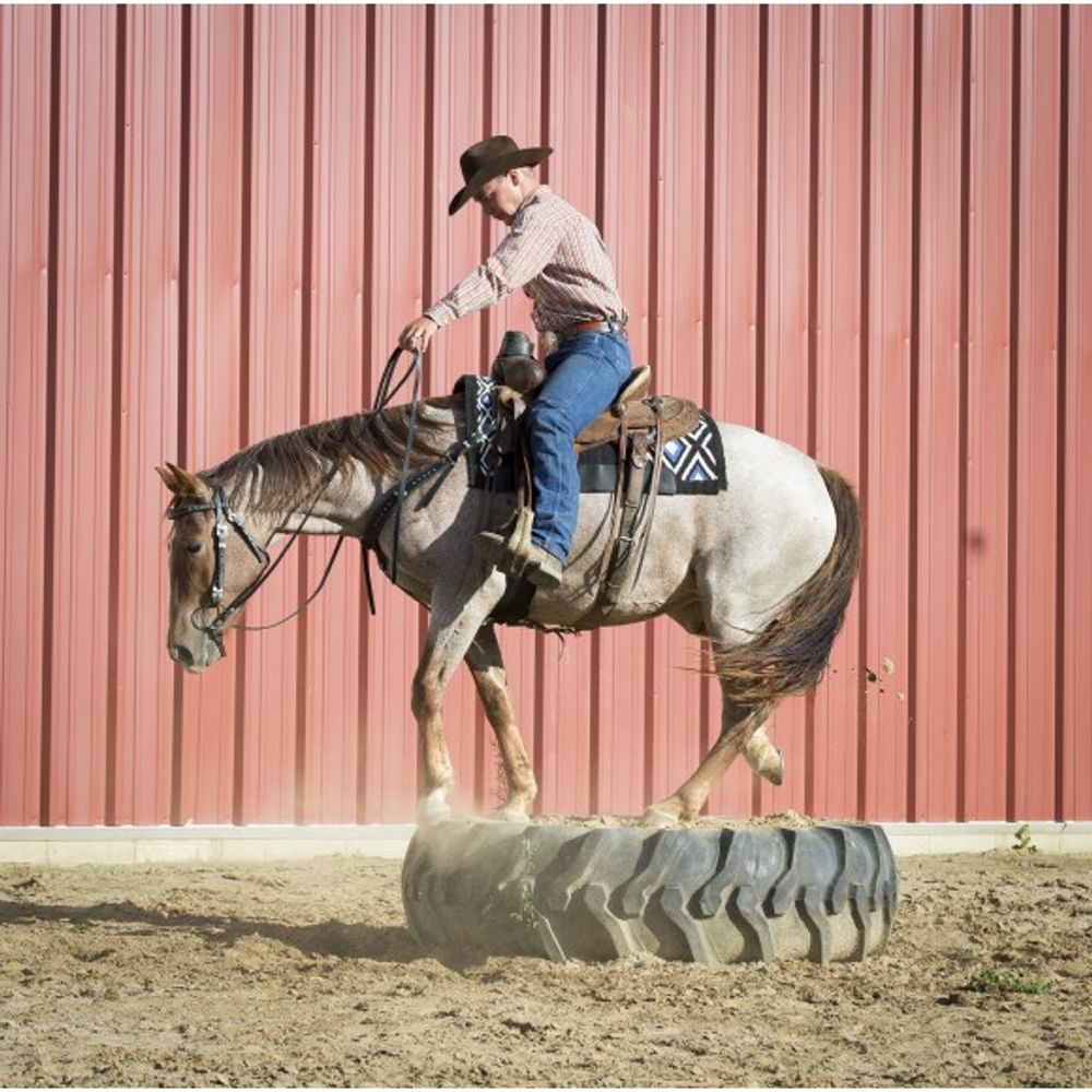 Weaver, 5/8" x 7' Black Leather Split Reins