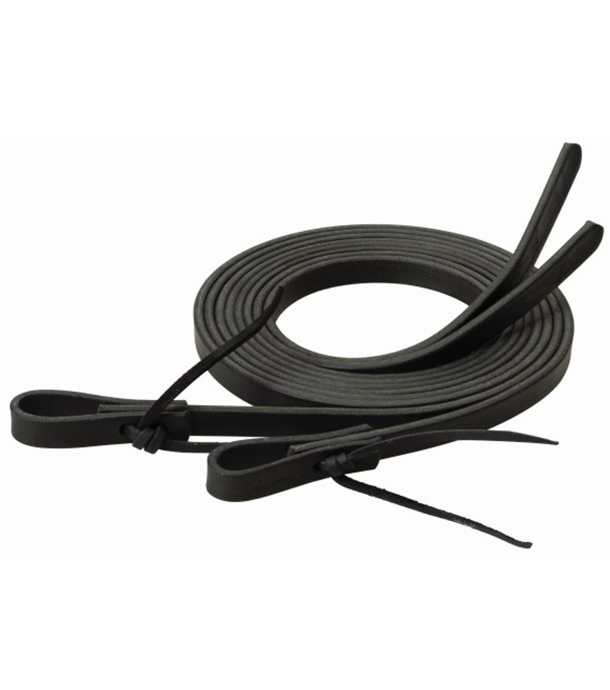Weaver, 5/8" x 7' Black Leather Split Reins