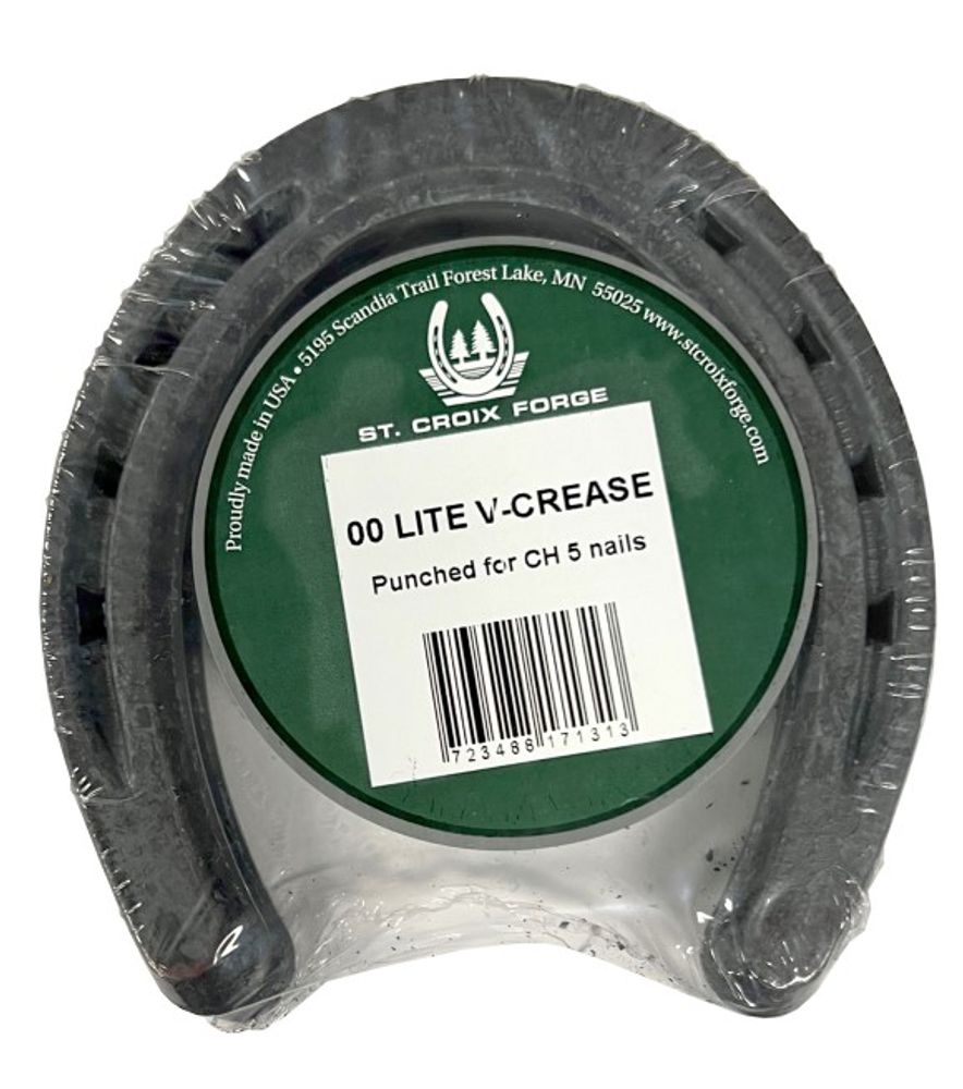 Mustad, St. Croix Lite V-Crease Horseshoe, 2 pk