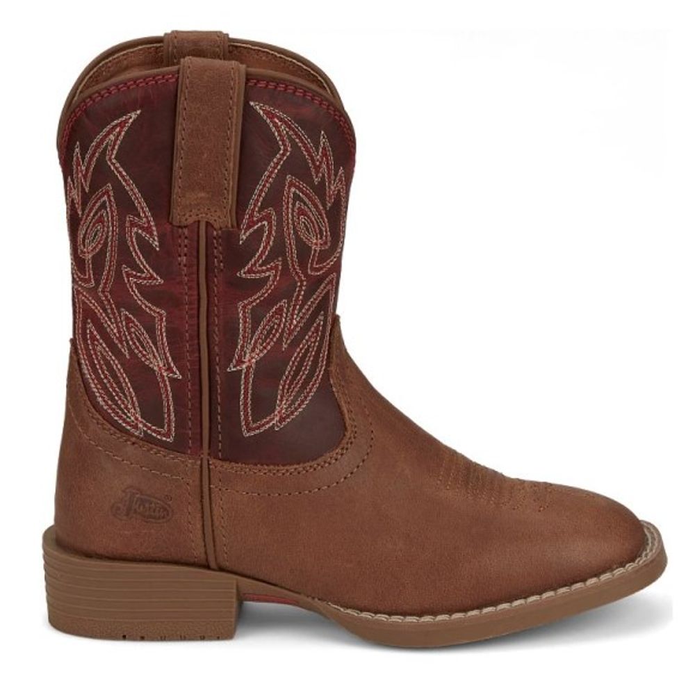 Justin, Kid's Brown Canter Junior Boots