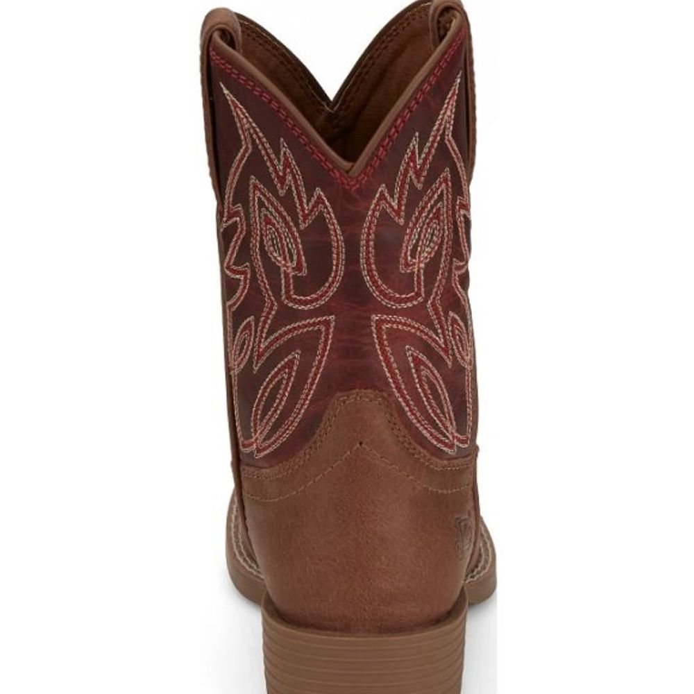 Justin, Kid's Brown Canter Junior Boots