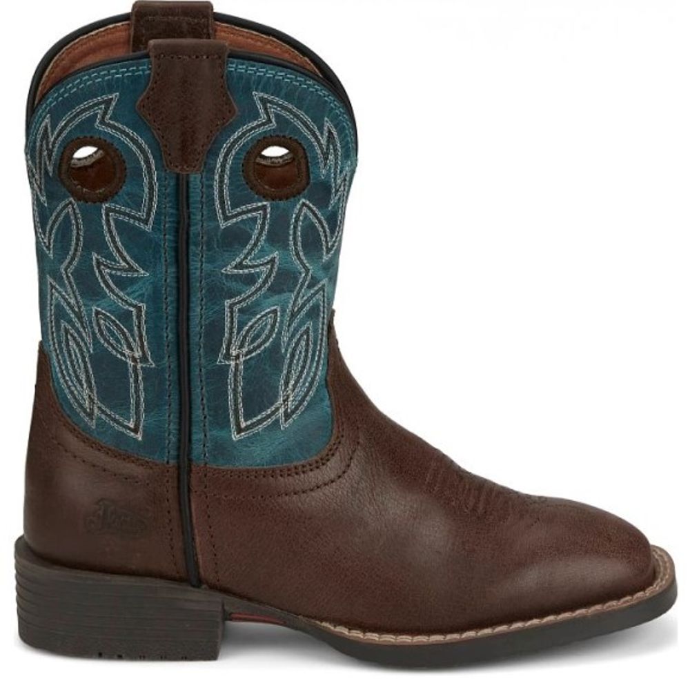 Justin, Kid's Brown Bowline Junior Boots