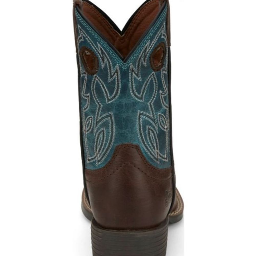 Justin, Kid's Brown Bowline Junior Boots